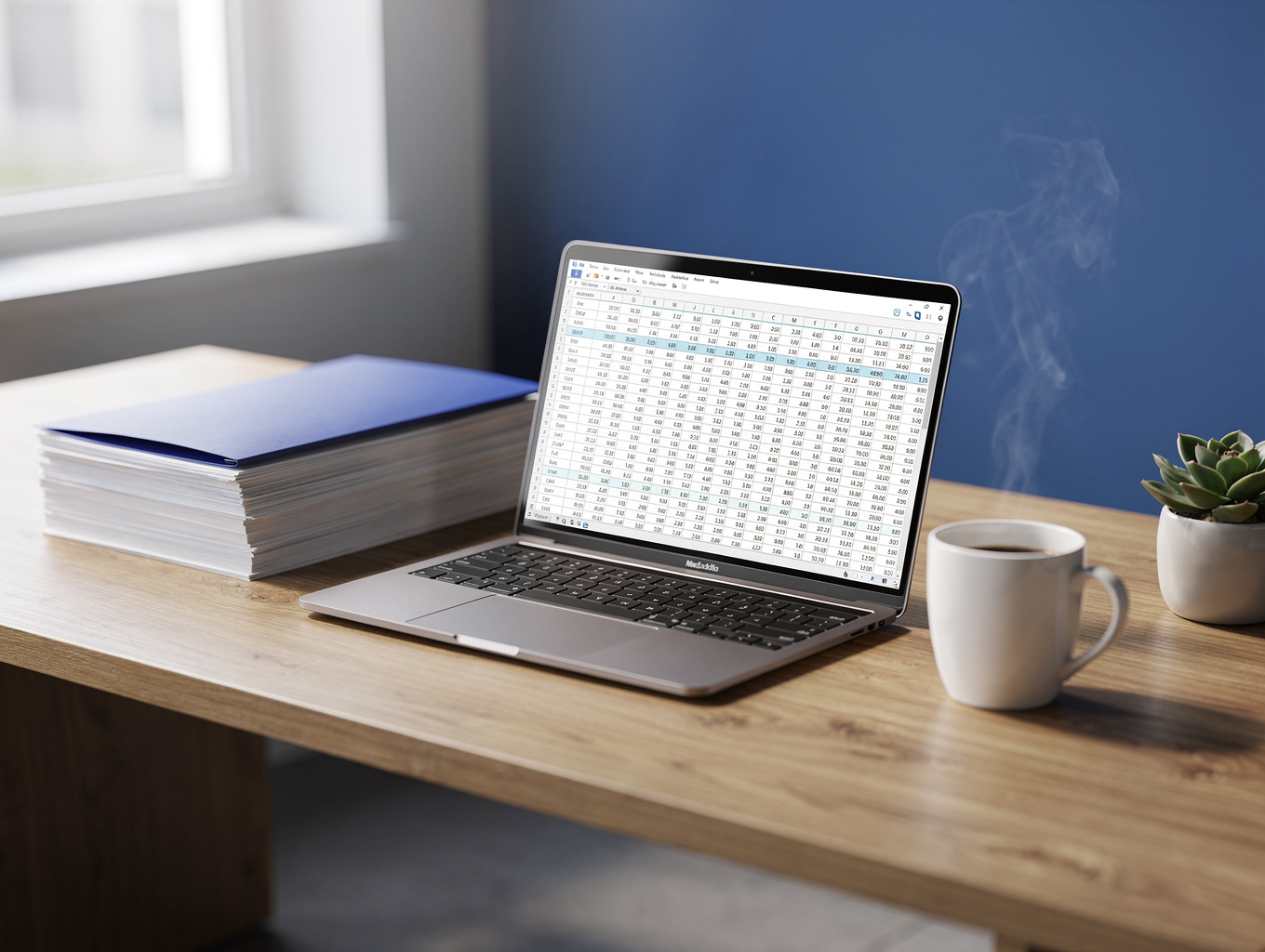 Dossiers administratifs, plannings de service et documents de coordination médico-sociale disposés sur un bureau